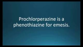 How to pronounce prochlorperazine Compazine Memorizing Pharmacology Flashcard [upl. by Wengert]