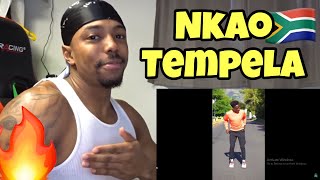 💃NKAO TEMPELA DANCE CHALLENGE  AMERICAN REACTION [upl. by Alemak306]