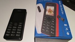 Nokia 108 Dual Sim Mobile Phone Cell Phone Review New Nokia 2014 [upl. by Aikemehs]