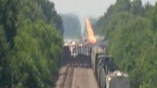 Raw Deadly Arkansas Freight Train Collision [upl. by Ridinger522]