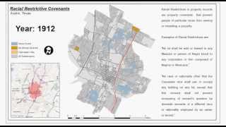 Development of Racial Restrictive Covenants in Austin Texas over time [upl. by Chard]