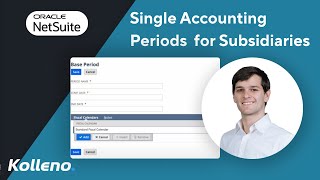 NetSuite Tutorial  Setting Up Single Accounting Periods for Subsidiaries in NetSuite [upl. by Naitsirc604]