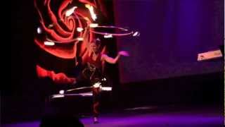 Safire Triple Fire Hooping  Hoop Dance  Fire Dancing [upl. by Aihsar]