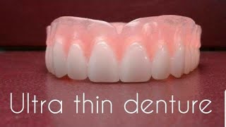 Russell Klein Ultra thin dentureflexible partial review demo video new dentures [upl. by Ttennaj]