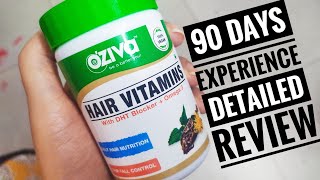 Oziva Hair Vitamins  3 Months Experience with Detailed Review  For Males or Females [upl. by Eidson150]