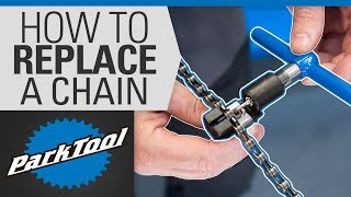 How to Replace a Chain on a Bike  Sizing amp Installation [upl. by Leahcimrej]