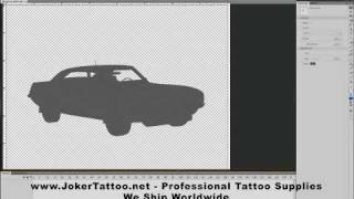 Create a Tattoo Stencil from a Photo using Photoshop [upl. by Pammie75]