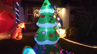 Tunnels Of Joy  Christmas Lightings  Xmas Decorations  Brentwood CA  ContraCosta [upl. by Ahsino]