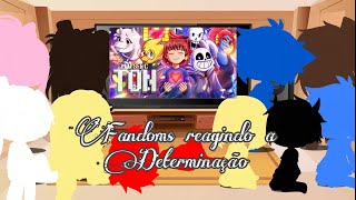 Fandoms reagindo ao rap quotDeterminaçãoquot feito por PapyrusDaBatata  GC [upl. by Albertina]