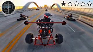 Insane 70mph Electric GoKarts on Public Roads [upl. by Artus544]