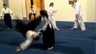 Aikido demonstration by 13 year old girl [upl. by Eupheemia398]