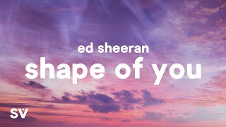 Ed Sheeran  Shape Of You Lyrics [upl. by Enehpets570]