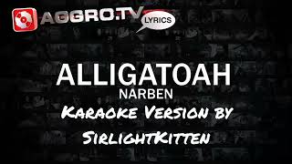 ALLIGATOAH  Narben  KARAOKE [upl. by Lenor]