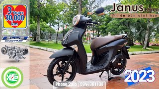 XE amp XE  Review và báo giá Yamaha Janus 125cc 2023  Đen hồng  Đen nhám Phiên bản giới hạn [upl. by Annohsak]