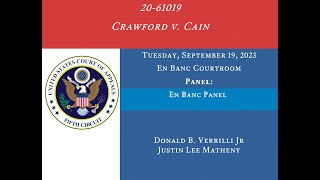 2061019 Crawford v Cain September 19 2023 [upl. by Cirdet]