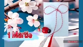 Mărțișor muzical🌷La mulți ani de 1 Martie 🌺Să aveți o primăvară minunată 🍀1 Martie 🧲🍀 FELICITARE 🎼 [upl. by Ranip]