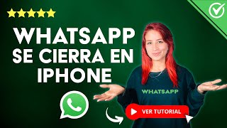 Mi WHATSAPP SE CIERRA no Funciona en iPhone ðŸ“± No Puedo Abrir WhatsApp en IOS ðŸ“± [upl. by Eaton]