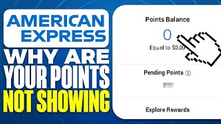 Why Are Your Amex Points Not Showing Up  Explained [upl. by Tychonn]