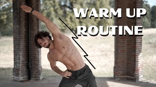 WARM UP ROUTINE BEFORE WORKOUT  Quick and Effective  Rowan Row [upl. by Shirlie]