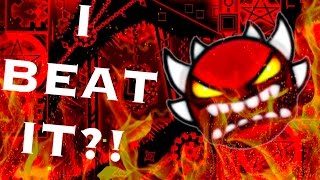 Parody HARDEST DEMON LEVEL EVER COMPLETED  Geometry Dash [upl. by Latyrc]