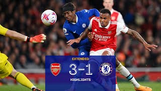 Arsenal 31 Chelsea  Highlights  EXTENDED  Premier League 2223 [upl. by Ijat304]