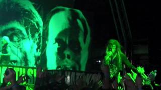 Rob Zombie  More Human Than Human LIVE in Perth 2014 [upl. by Ackler]