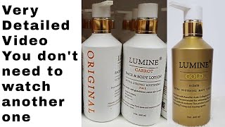 Lumine carrot face and body lotion review with results [upl. by Brantley]