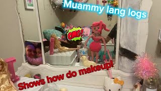 Muammy long lags shows how do make up [upl. by Euqina724]