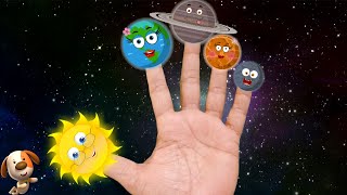 Planet Finger Family  Learning Song amp Nursery Rhymes for Kids [upl. by Sucrad209]