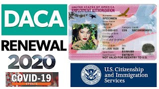 DACA RENEWAL 2020 easy step by step without a lawyer [upl. by Abigail]