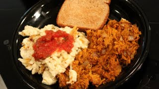 ★ DELICIOUS Bodybuilding Breakfast Example Sweet Potato Hash Browns [upl. by Nairb]