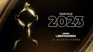 AO VIVO  SORTEIO FASE PRELIMINAR  CONMEBOL LIBERTADORES 2023 [upl. by Ylrebma]