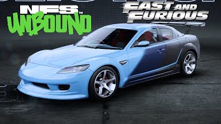 Fast and Furious Tokyo Drift Neela´s Mazda Rx8  NFS Unbound [upl. by Georgianne763]