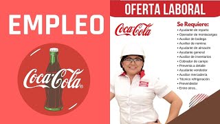 COMO TRABAJAR EN COCACOLA 2024 [upl. by Reger558]