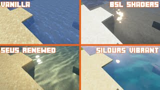 Vanilla vs Seus Renewed vs BSL Shaders vs Sildurs Vibrant Extreme VL  Shader Comparison [upl. by Gregoire]