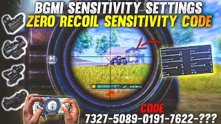 NEW UPDATE 33 🔥BEST SENSITIVITY CODECONTROL SETTINGS BGMIPUBG MOBILE  BGMI AFTER UPDATE 33 [upl. by Yrolg]