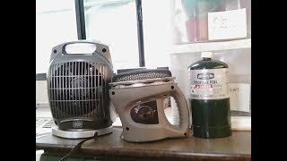 How to heat an Aliner small trailer or tent [upl. by Ahtnahc]