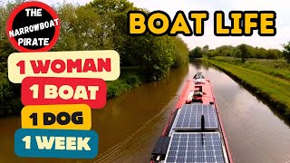 A Week in Narrowboat Life Solo Cruising New Steps Cheap Boats Ep 162 [upl. by Giah389]