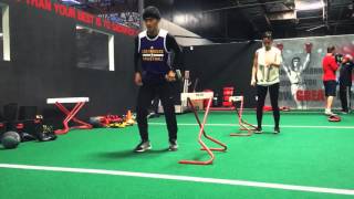 Keone and Mariel Madrid plyometric training session with Nghia Pham [upl. by Gass]