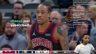 FlightReacts BULLS at PACERS  FULL GAME HIGHLIGHTS  December 31 2021 [upl. by Linoel880]