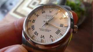 Rolex AirKing 34mm Watch with Roman Numerals Review [upl. by Arika]