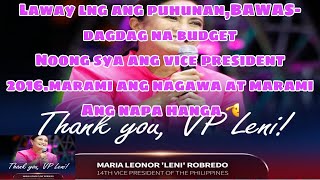 GANITO MAGTRABAHO NOON ANG AMING VICE PRESIDENT LENI ROBREDO [upl. by Church]