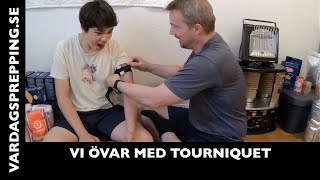 Vi övar med Tourniquet [upl. by Goda404]