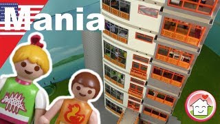 Playmobil english The Hauser Family’s Mega Hospital  PLAYMOMANIA [upl. by Nirro463]