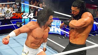 WWE 2K24  Carlito Spit Apple on Roman Reigns  WWE 2K24 Carlito Carlito 2024 [upl. by Nairim790]