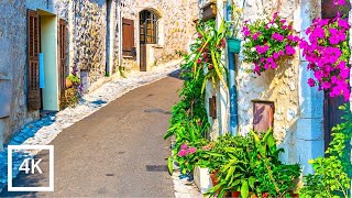 Vence 🇫🇷 Charming Medieval Village in the French Riviera  4K Walk Côte dAzur [upl. by Ahsiki]