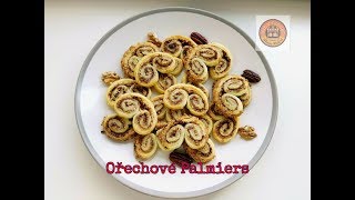 Ořechové palmiers se skořicí  Videorecept  CZSK HD recipe [upl. by Aro]