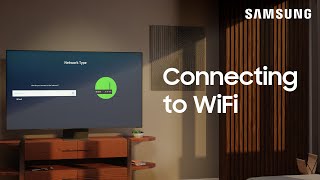 How to connect your TV to WiFi  Samsung US [upl. by Linnea]