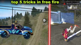 top 5 tips and tricks in free fire [upl. by Fausta]