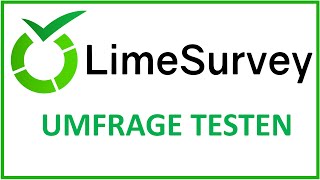 LimeSurvey Umfrage testen [upl. by Bucella]